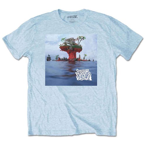 Gorillaz plastic beach - beach, t
