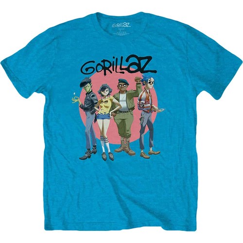 Gorillaz shirt blue - shirt, m