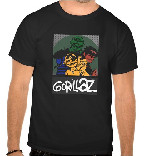 Gorillaz rock music schwarz - rock,