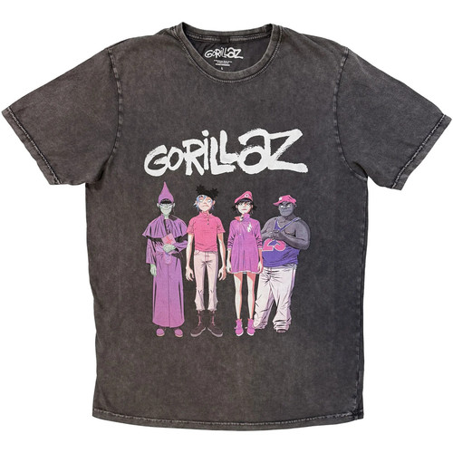 Gorillaz stone wash shirt - stone, t-shirt