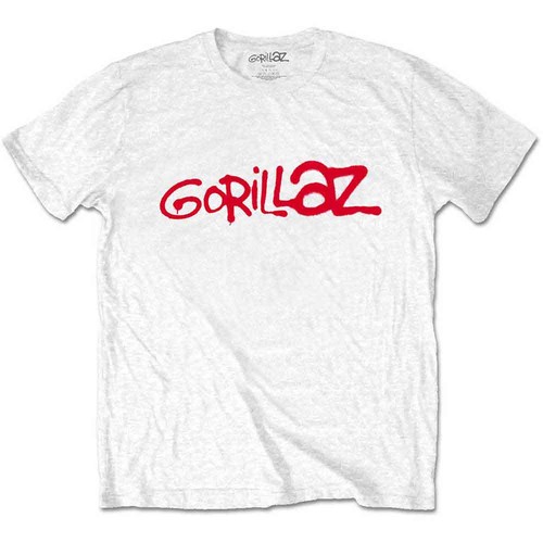 Gorillaz logo white lizenziert - white,