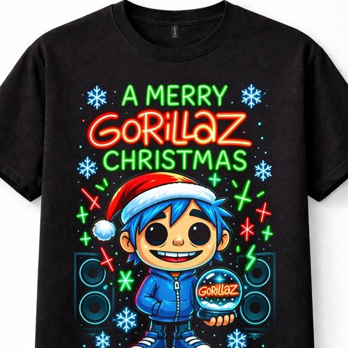 Gorillaz merry christmas rock - merry,