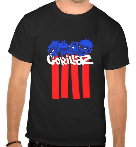 Gorillaz rock music schwarz - rock,